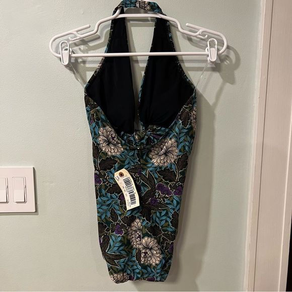 NWOT Miraclesuit Rhiannon Dream Moonlight One Piece Swimsuit Size 8 - Picture 4 of 9